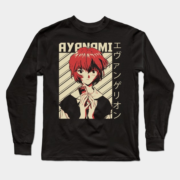 Evangelion Rei Long Sleeve T-Shirt by Iravgustane